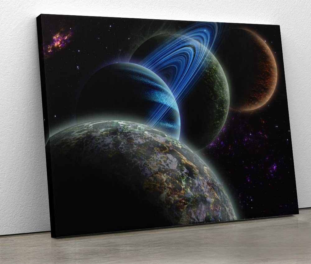 Tablou "Galactic Planets" - Xtra.ro