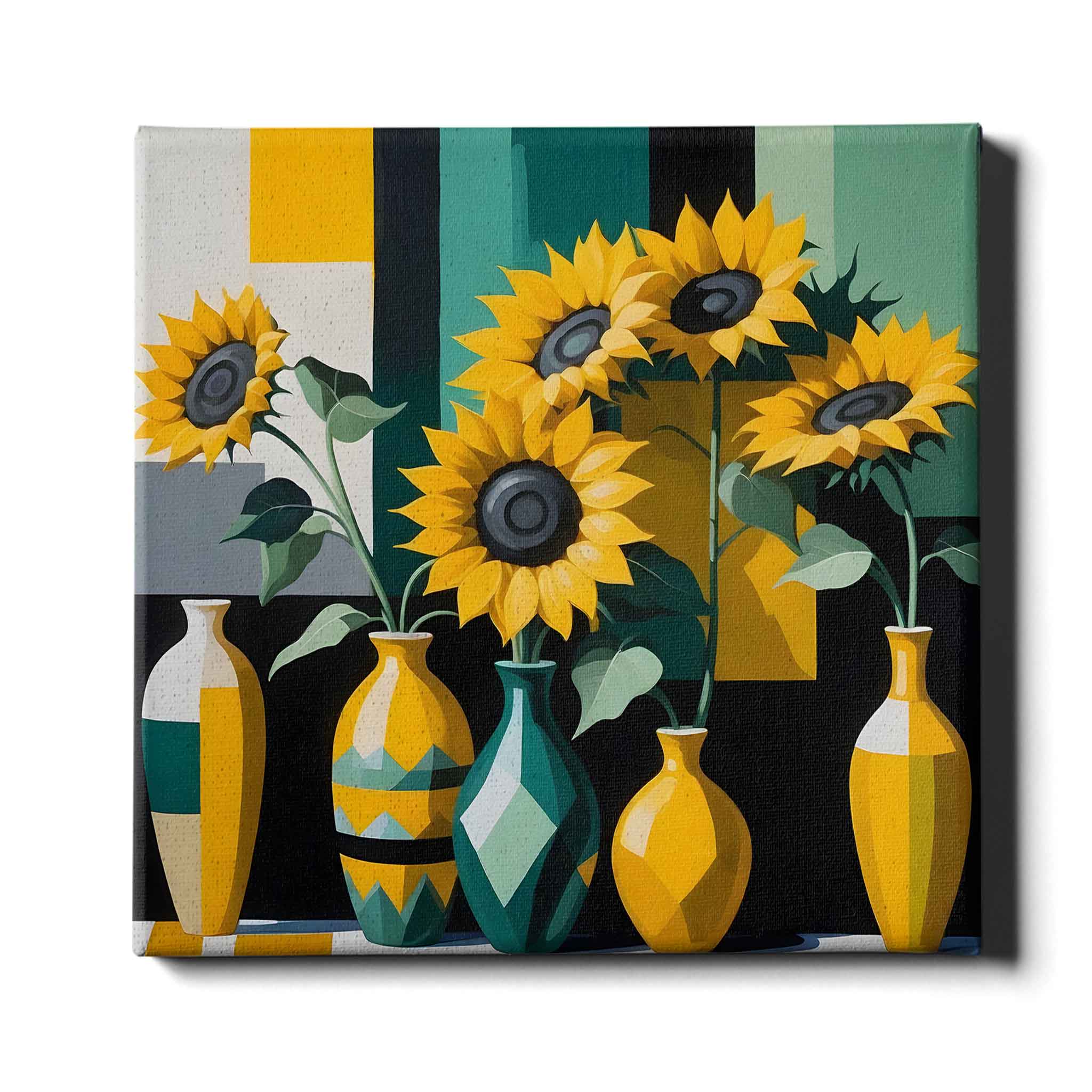 Stylized Sunflowers - artX