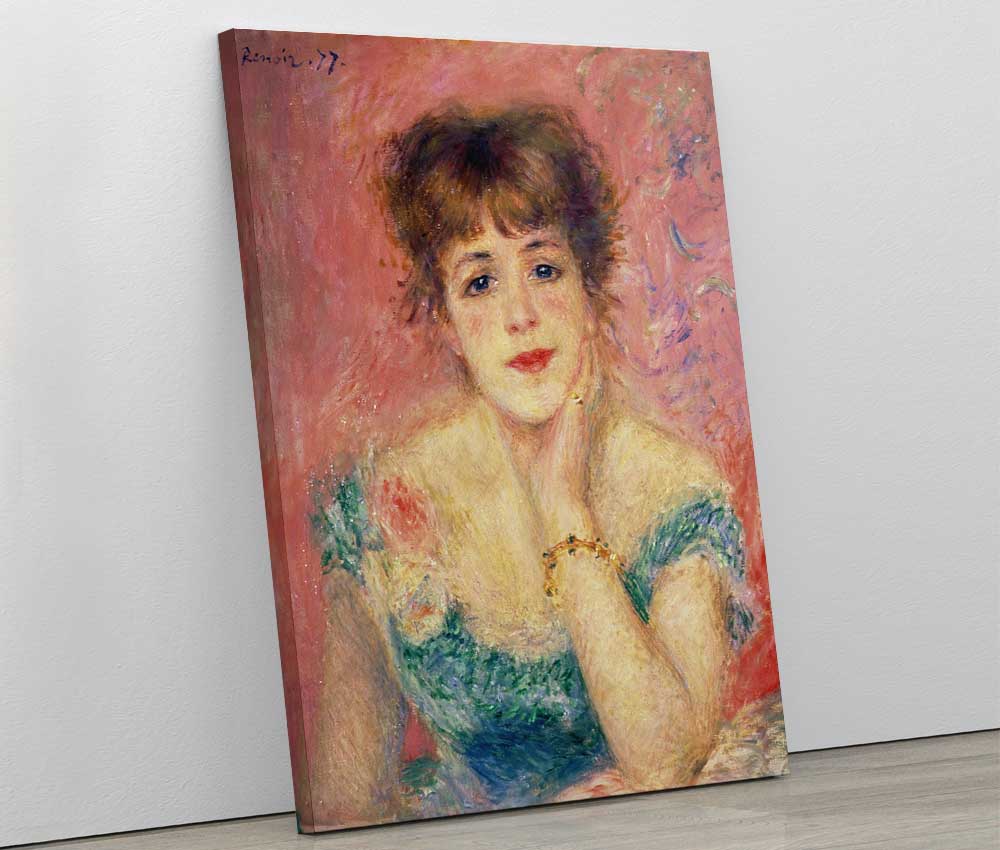 Auguste Renoir - Portrait de l'actrice Jeanne Samary