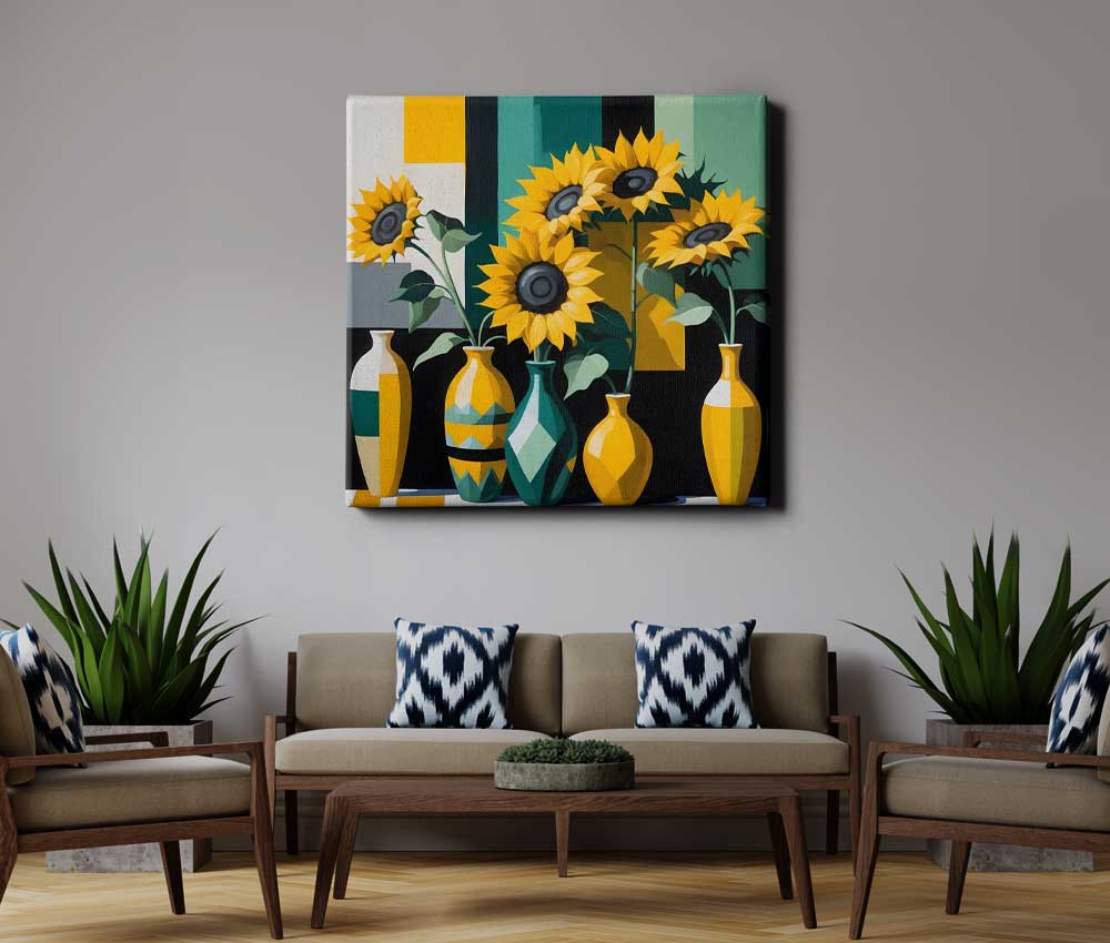 Stylized Sunflowers - artX