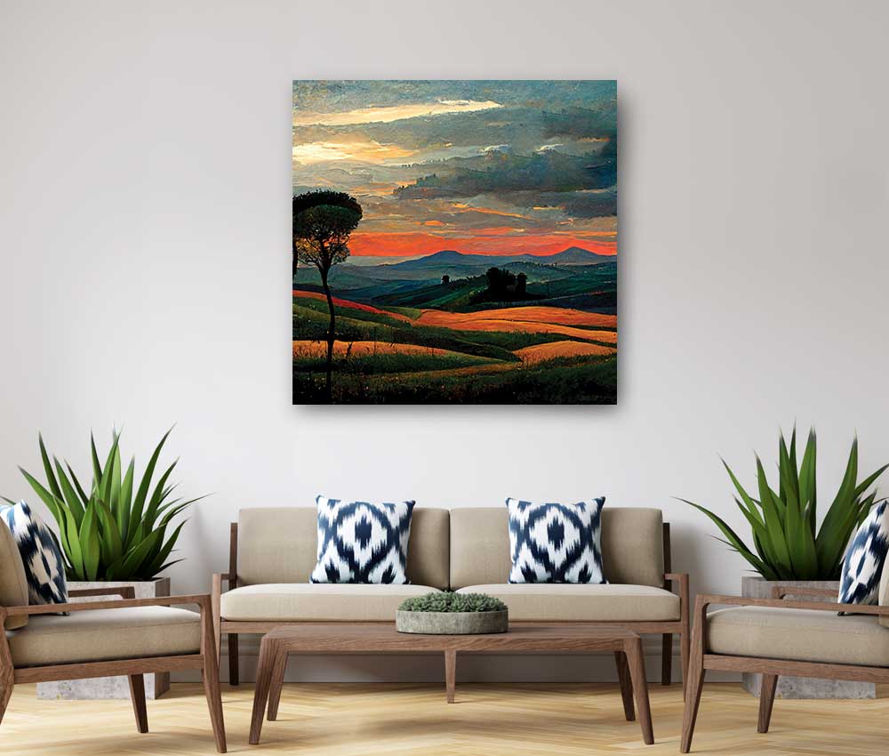 Tuscany Landscape 2 - artX