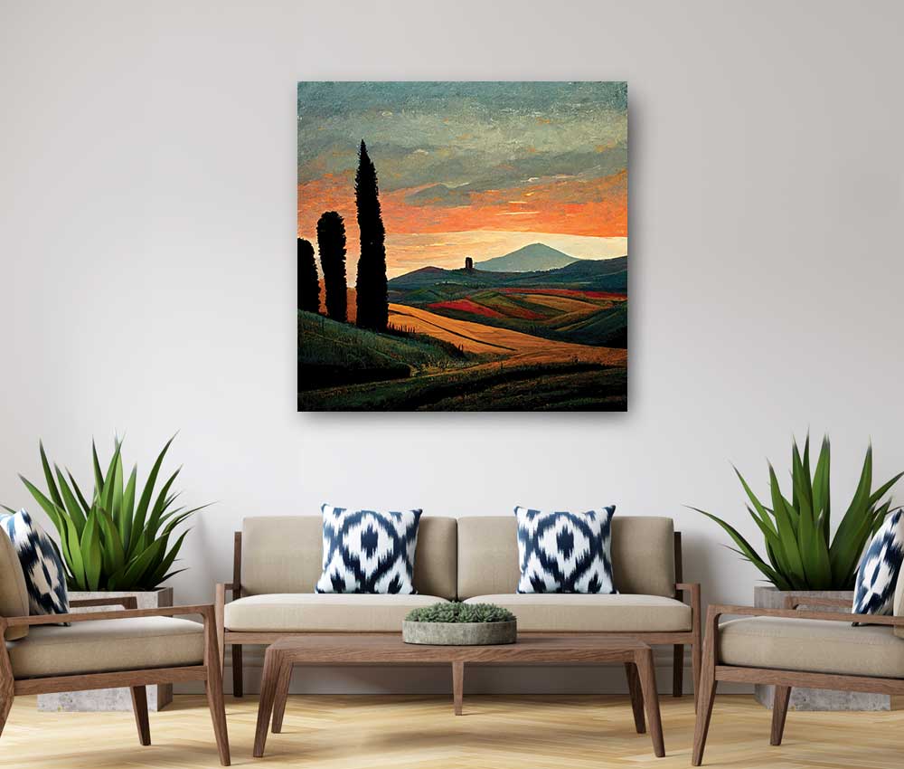 Tuscany Landscape 1 - artX