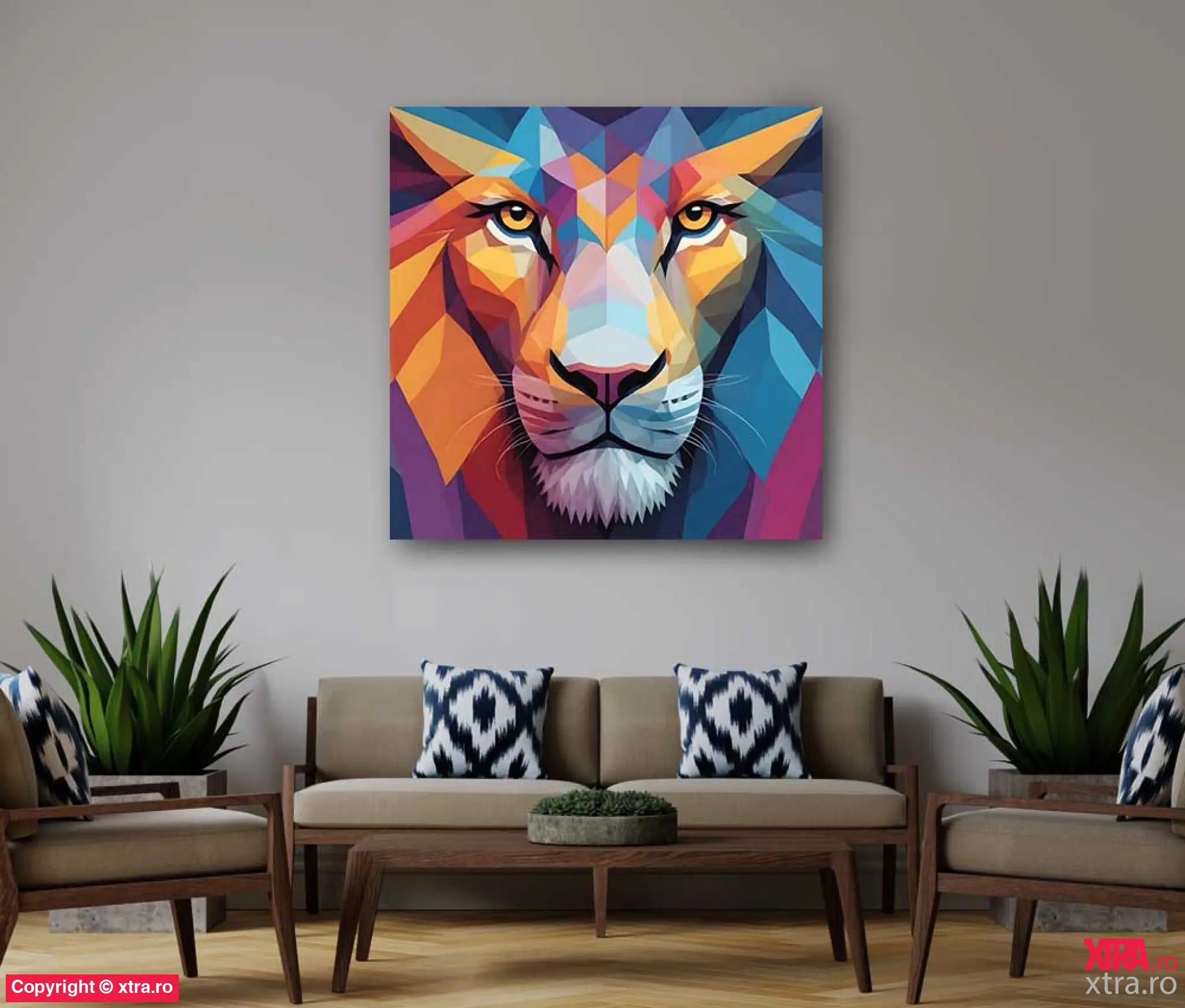 Diamond Lion - Artx Canvas