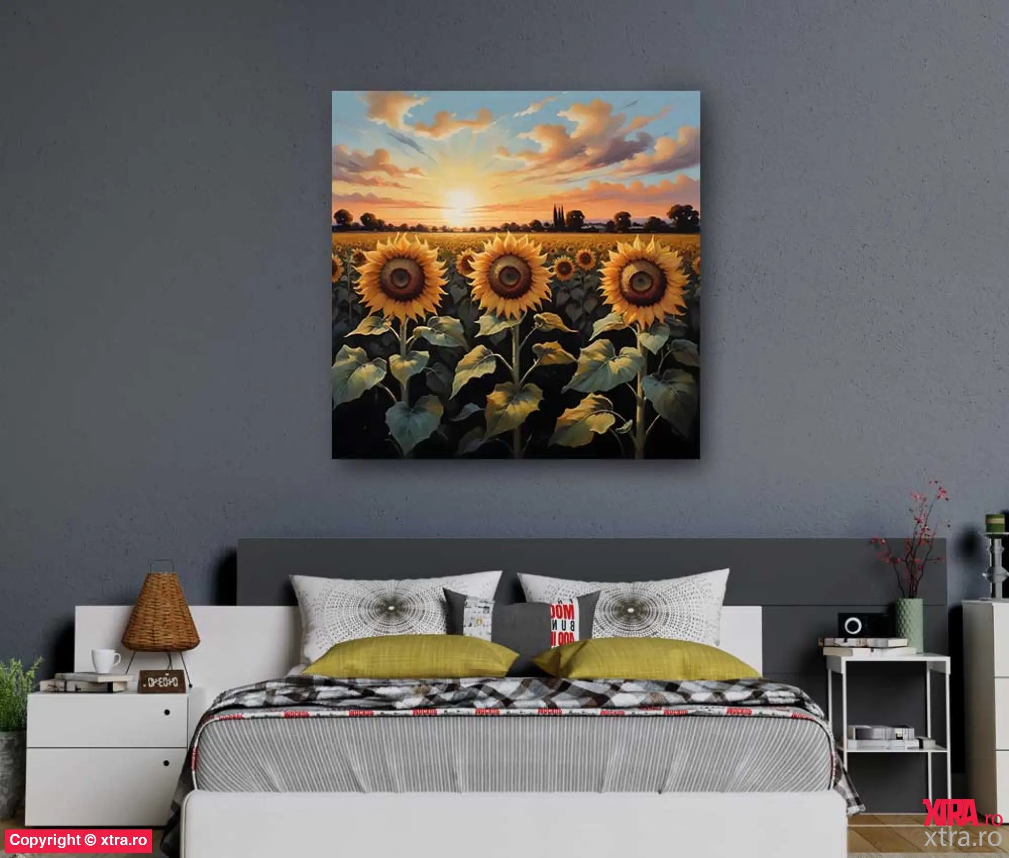 Sunflower Field 1 - Artx Canvas