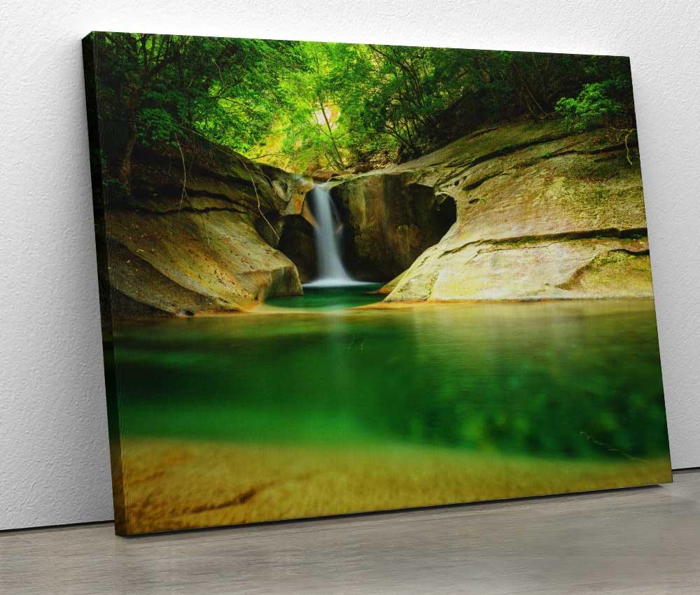 Tablou "Green Waterfall" - Xtra.ro