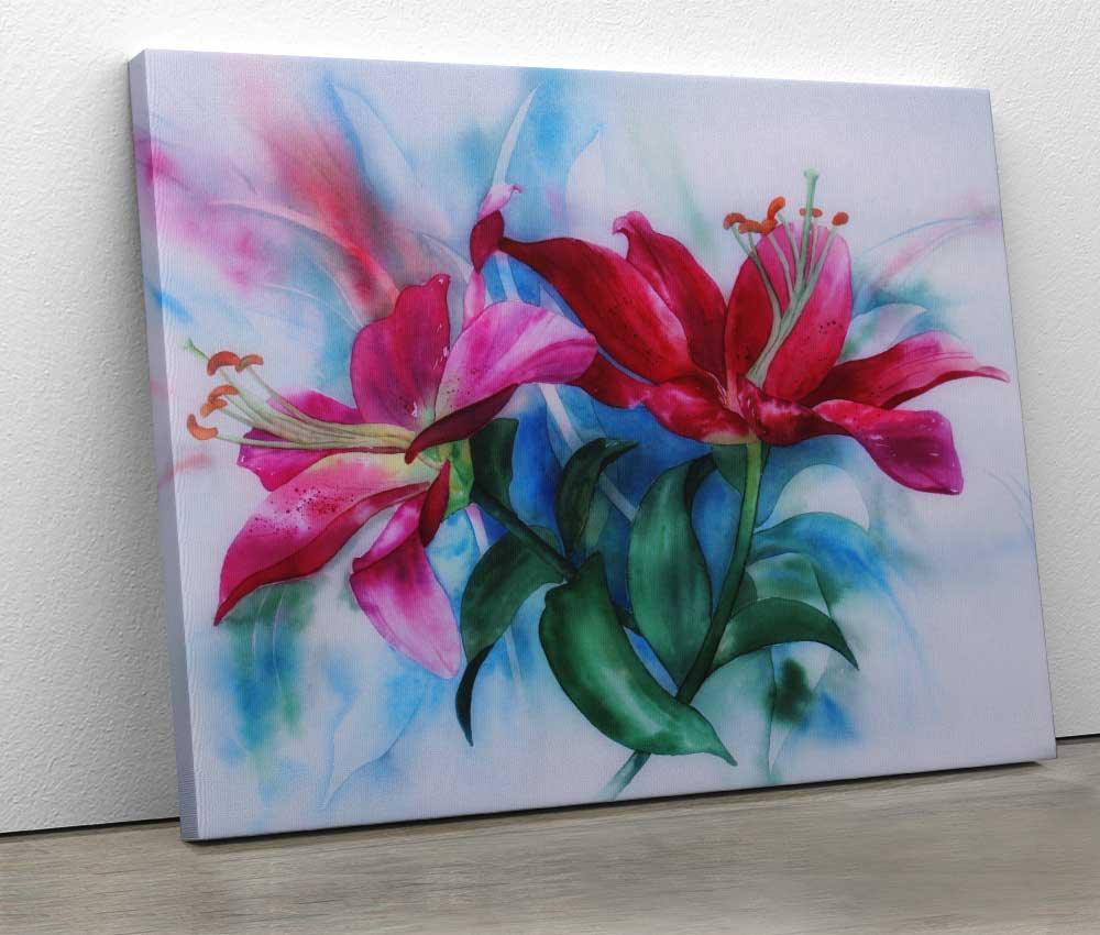 Tablou "Watercolor Lilies" - Xtra.ro