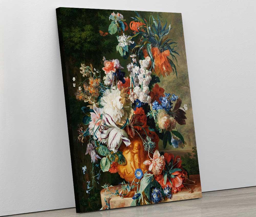 Jan van Huysum - Bouquet of Flowers in an Urn - Xtra.ro