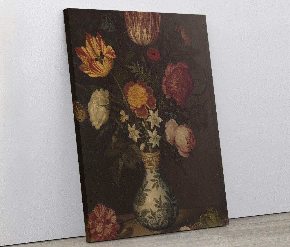 Ambrosius Bosschaert - Still Life with Flowers in a Wan-li Vase - Xtra.ro