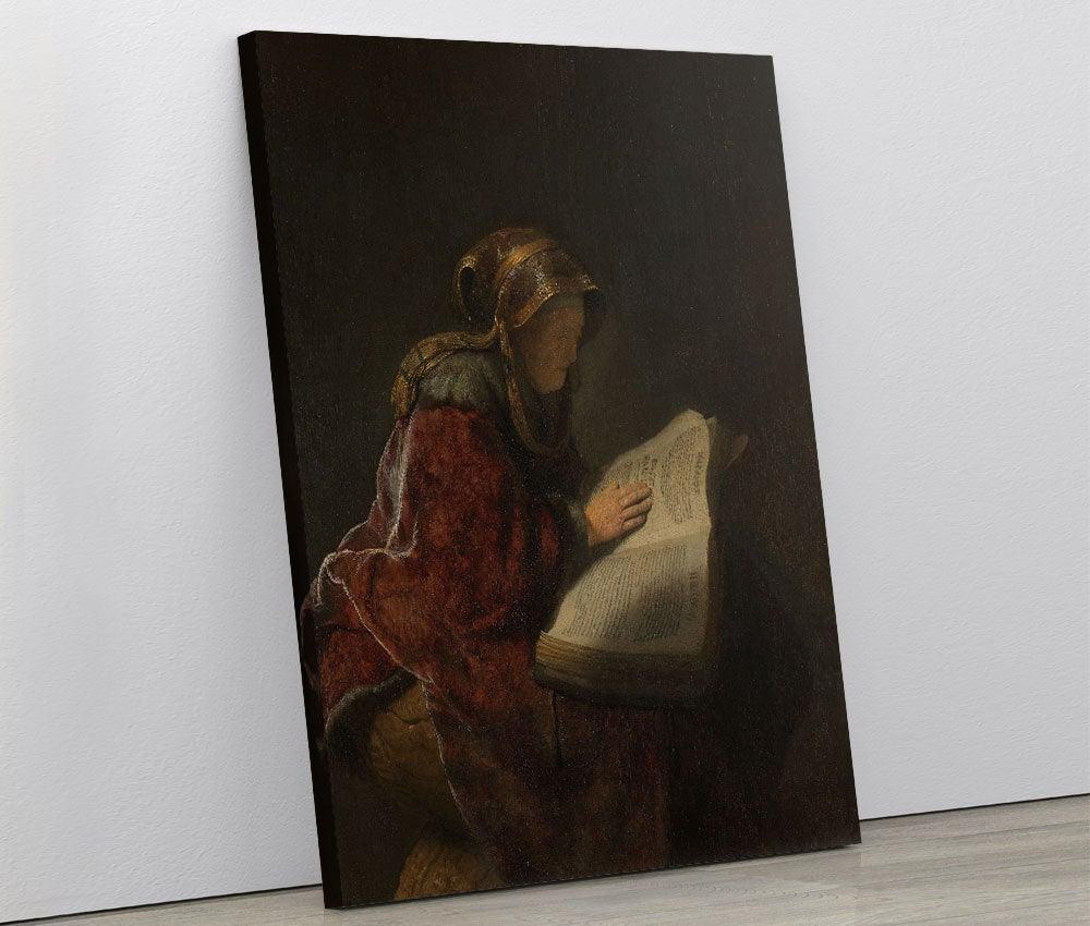 Rembrandt van Rijn - Old Woman Reading - Xtra.ro
