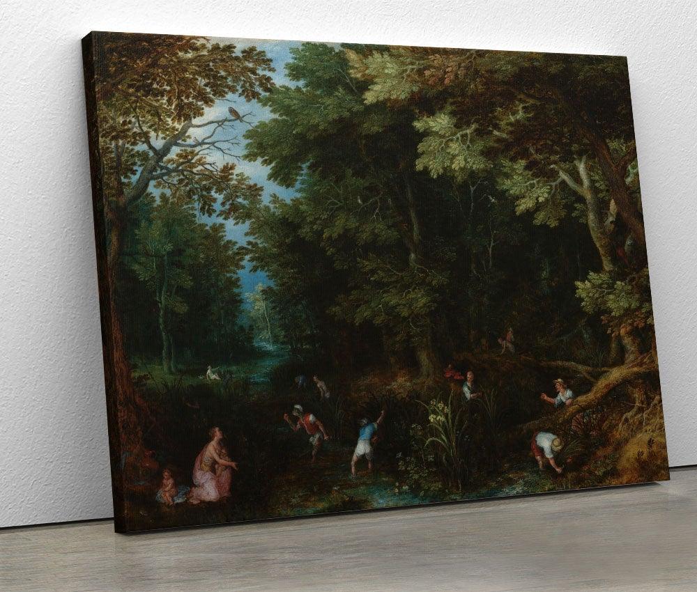 Jan Brueghel - Latona and the Lycian Peasants - Xtra.ro