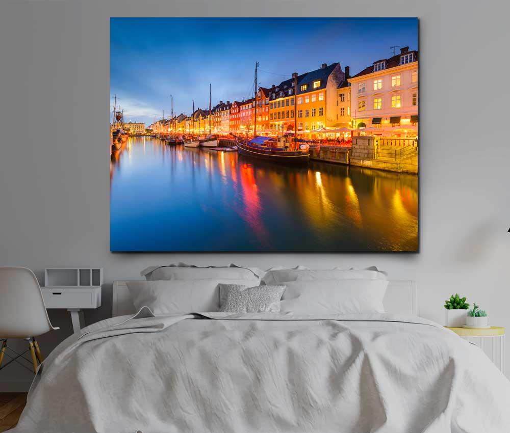 Tablou "Canalul Nyhavn din Copenhaga" - Xtra.ro