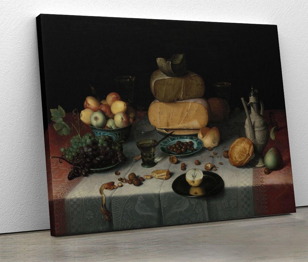 Floris Claesz - Still Life with Cheeses - Xtra.ro