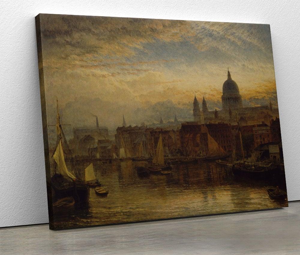Henry Dawson - St.Paul's from the River Thames - Xtra.ro