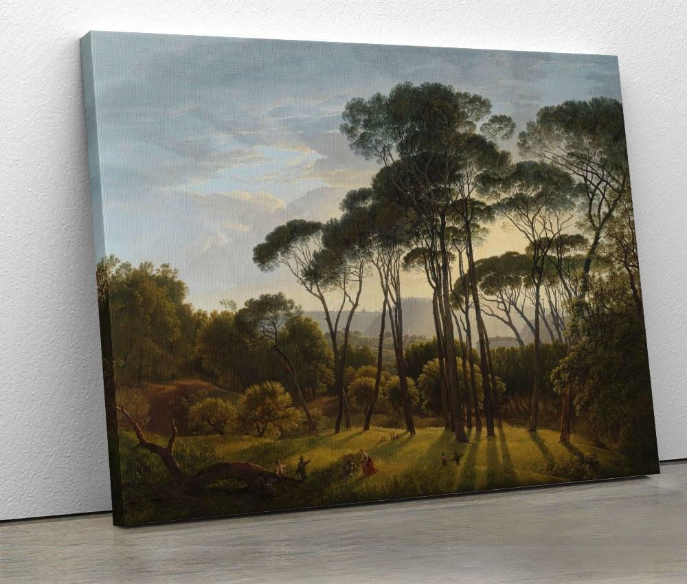 Hendrik Voogd - Italian Landscape with Umbrella Pines - Xtra.ro