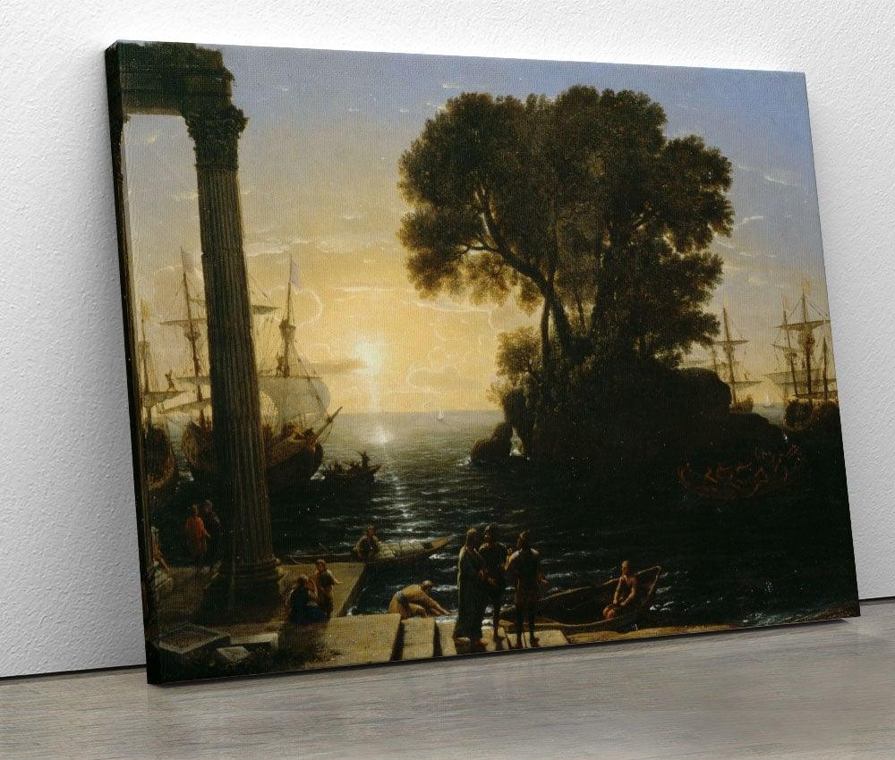 Claude Lorrain - Coastal Scene with the Embarkation of Saint Paul - Xtra.ro