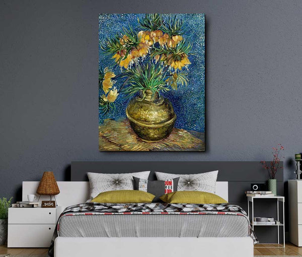 Vincent van Gogh - Imperial Fritillaries in a Copper Vase - Xtra.ro