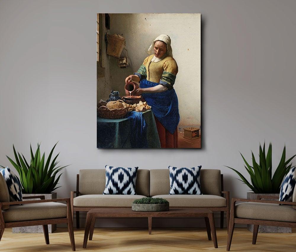 Johannes Vermeer - The Milkmaid - Xtra.ro