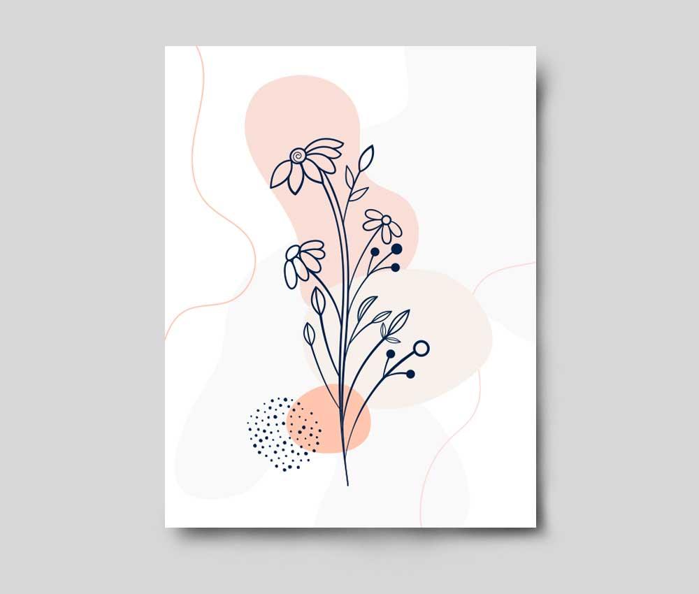 Set "Floral Minimalist 5" - Xtra.ro