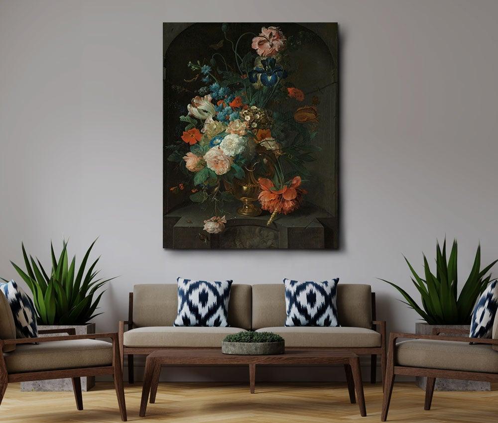 Coenraet Roepel - Still Life with Flowers - Xtra.ro