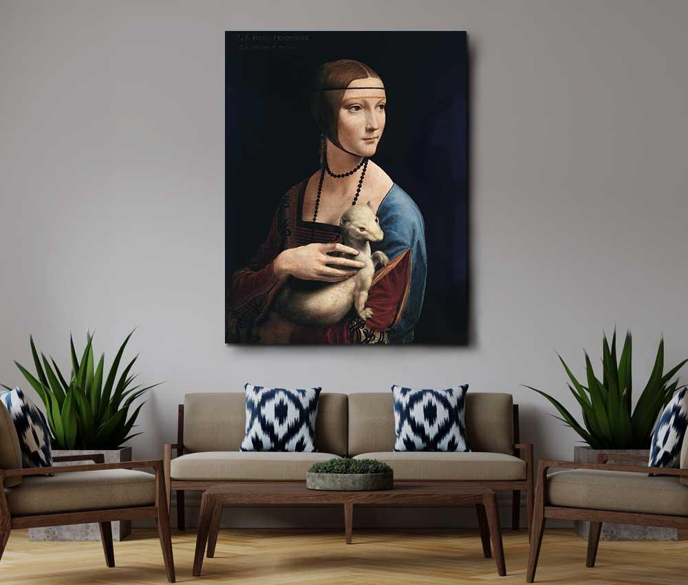 Leonardo da Vinci - Lady with an Ermine - Xtra.ro