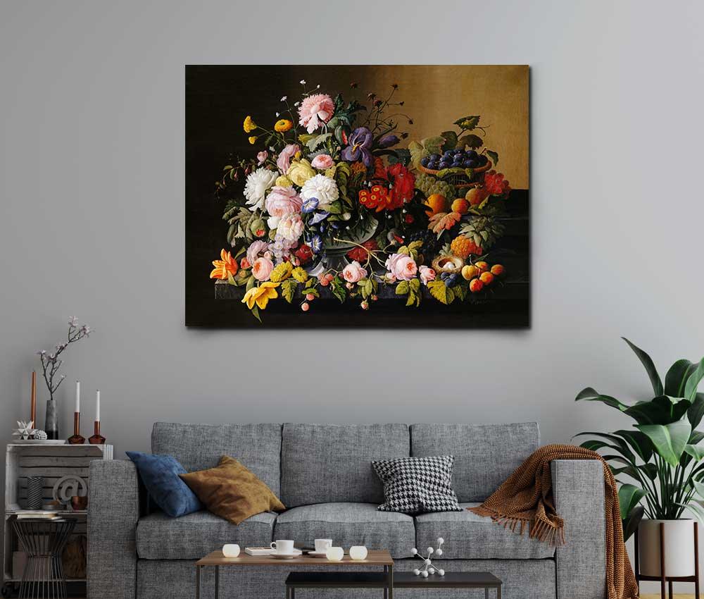 Severin Roesen - Flowers and Fruit - Xtra.ro